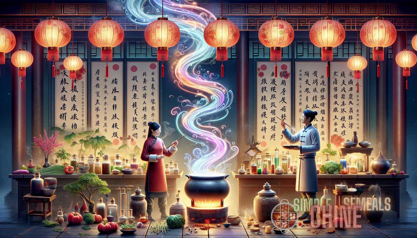 Illustration for section:  - chinese flavors